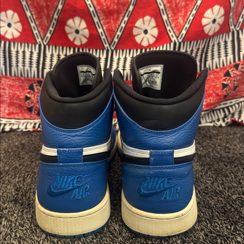 Jordan 1 Retro High Rare Air Soar Blue Size 13 2017 Rare Air - Picture 3 of 4